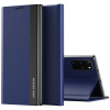 Wooze Xiaomi Redmi 14C / Poco C75, Oldalra nyíló tok, stand, Wooze Silver Line, sötétkék