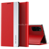 Wooze Xiaomi Redmi A5 4G, Oldalra nyíló tok, stand, Wooze Silver Line, piros