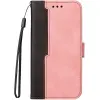 Wooze Xiaomi Redmi K60E, Oldalra nyíló tok, stand, kártyatartóval, kézpánttal, Wooze Colour Wallet, rózsaszín