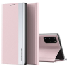 Wooze Xiaomi Redmi K70E / Poco X6 Pro 5G, Oldalra nyíló tok, stand, Wooze Silver Line, rózsaszín