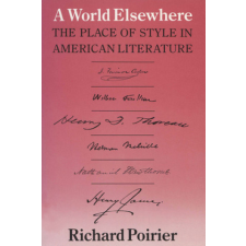  World Elsewhere – Richard Poirier idegen nyelvű könyv