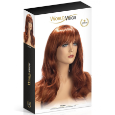 World Wigs Fiona hosszú, hullámos, vörös paróka paróka
