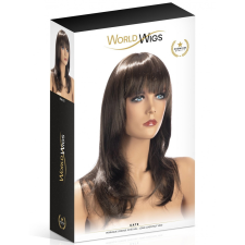 World Wigs Kate hosszú, barna paróka paróka