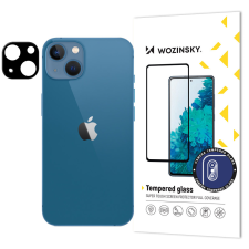 Wozinsky 9H edzett üveg iPhone 15 Plus Wozinsky teljes kameraüveg - fekete mobiltelefon kellék