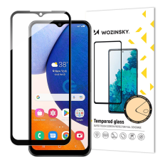 Wozinsky Full Glue edzett üveg edzett üveg Samsung Galaxy A14 5G 9H teljes képernyő tok fekete kerettel mobiltelefon kellék