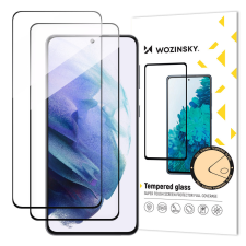 Wozinsky Full Glue edzett üveg Samsung Galaxy S23 9H teljes képernyő edzett üveg fekete kerettel mobiltelefon kellék