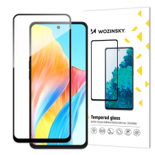 Wozinsky Full Glue teljes képernyős edzett üveg keretben Oppo A98 5G - fekete mobiltelefon kellék