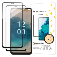 Wozinsky Full Glue Tempered Glass 2x Nokia G22 teljes képernyős fekete kerettel fólia mobiltelefon kellék