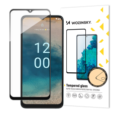 Wozinsky Full Glue Tempered Glass edzett üveg Nokia G22 teljes képernyős fekete kerettel fólia mobiltelefon kellék