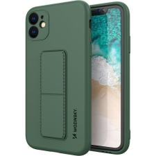 Wozinsky Kitámasztható Tok Flexible Silicone Telefontok Samsung Galaxy A72 4G Sötétzöld (9145576226636) tok és táska