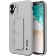 Wozinsky Kitámasztható Tok Flexible Silicone Telefontok Stand Samsung Galaxy A32 4G Szürke (9145576226742) tok és táska