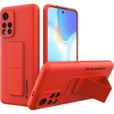 Wozinsky Kitámasztható Tok Rugalmas Szilikon Állványtok Xiaomi Poco M4 Pro 5G Piros (187734753) tok és táska