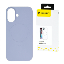 Wozinsky Liquid Silicone MagSafe-kompatibilis tok Samsung Galaxy S24 FE - lila tok és táska