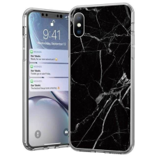Wozinsky Marble TPU tok Samsung Galaxy M31 fekete telefontok tok és táska