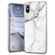 Wozinsky Marble TPU tok Samsung Galaxy S21 + 5G (S21 Plus 5G) fehér tok és táska