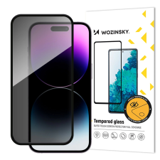 Wozinsky Privacy Glass betekintésvédett edzett üveg iPhone 16 Pro mobiltelefon kellék