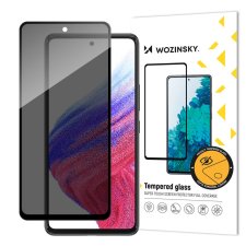 Wozinsky Privacy Glass edzett üveg Samsung Galaxy A53 5G-hez, kémkedés elleni adatvédelmi szűrővel mobiltelefon kellék