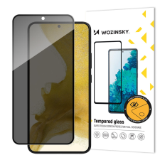 Wozinsky Privacy Glass edzett üveg Samsung Galaxy S22+ készülékhez, kémkedés elleni adatvédelmi szűrővel mobiltelefon kellék
