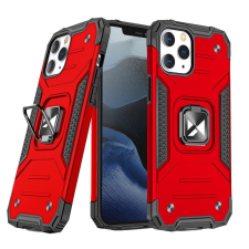 Wozinsky Ring Armor tok iPhone 14 Pro Max Armor tok mágneses tartó gyűrű piros tok és táska