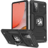 Wozinsky Ring Armor Tok Kitámasztható Tough Rugged Tok Samsung Galaxy A72 4G Fekete (9111201935853)