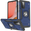 Wozinsky Ring Armor Tok Kitámasztható Tough Rugged Tok Samsung Galaxy A72 4G Kék (9111201935846)