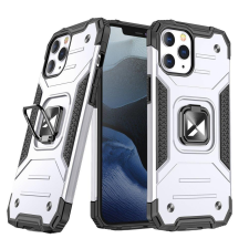 Wozinsky Ring Armor tok kitámasztható Tough ütésálló tok iPhone 13 ezüst tok és táska