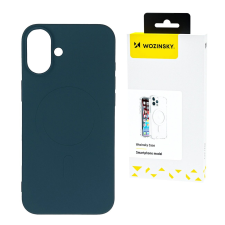 Wozinsky Silicone MagSafe-kompatibilis tok Samsung Galaxy S25 - sötétkék tok és táska