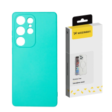 Wozinsky Silicone tok Samsung Galaxy S25 - türkizkék tok és táska