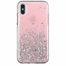 Wozinsky Star csillámos Shining tok Samsung Galaxy A42 5G rózsaszín tok és táska