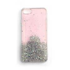 Wozinsky Star Glitter Shining Cover Samsung Galaxy M31s rózsaszín tok és táska
