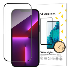 Wozinsky Szupertartós, teljes képernyős edzett üveg tokkal, Wozinsky Full Glue iPhone 15 - fekete mobiltelefon kellék