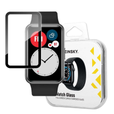 Wozinsky Watch Glass hibrid üveg Huawei Watch Fit fekete okosóra kellék