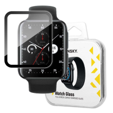 Wozinsky Watch Glass hibrid üveg Oppo Watch 2 46 mm fekete okosóra kellék