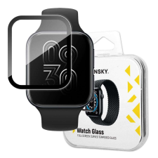 Wozinsky Watch Glass hibrid üveg Oppo Watch 41 mm fekete okosóra kellék