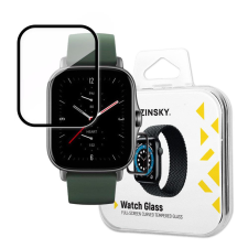 Wozinsky Watch Glass hibrid üveg Xiaomi Amazfit GTS 2E fekete okosóra kellék