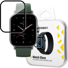 Wozinsky Watch Glass Hibrid Üveg Xiaomi Amazfit GTS 2E Fekete (9145576262030) mobiltelefon kellék