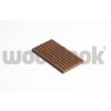 WPC WoodLook WPC léc 80x10x2200 oldatakaró léc szürke Grafit színű 2,2 méteres szál WoodLook takaró léc
