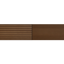 WPC WoodLook WPC padlólap 2,2 méteres szál 146x24x2200 mm Fahatású kétoldalas barna Merbau burkolat. Woodlook Standard Matt, csúszásmentes felület dekorburkolat
