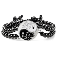 Wrap Q1 gyöngyös karkötő - Yin Yang -10-3 karkötő