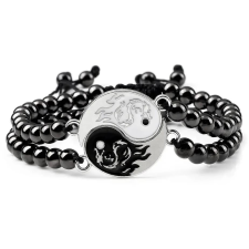 Wrap Q1 gyöngyös karkötő - Yin Yang -10-3 (8596544005745) karkötő