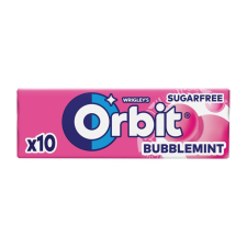 Wrigley Hungária Kft. Orbit Bubblemint rágógumi gyümölcs-és mentaízű 14g csokoládé és édesség