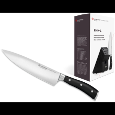 Wüsthof CLASSIC IKON konyhakés 20 cm, 5 késes blokkkal, fekete színű (1090370102) kés és bárd