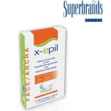 X-Epil H.Kész hypoallergén gélgyan. arc 12 szőrtelenítés