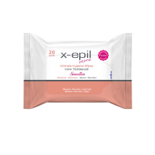 X-Epil intimo intim törlőkendő-sensitive 20 db intim higiénia