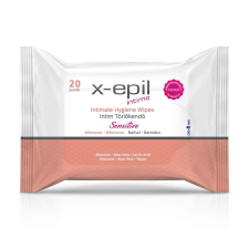X-EPIL Intimo Sensitive intim törlőkendő (20 db/csomag) intim higiénia