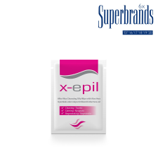 X-EPIL X-Epil Gyantázás utáni olajos törlőkendő Aloe Verával 1db szőrtelenítés