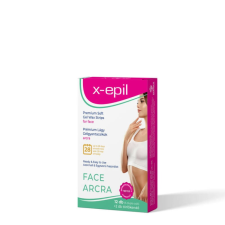 X-EPIL X-Epil -használatra kész prémium gélgyantacsíkok (12db) - arcra szőrtelenítés