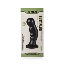 X-Men 10.9" Extra Large Butt Plug - letapasztható anál dildó - 27,7 cm (fekete) műpénisz, dildó