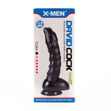 X-Men 11,9" David Cock black műpénisz, dildó
