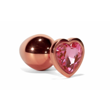 X-Men Secret Shine Metal Butt Plug Rose Gold Heart S anál